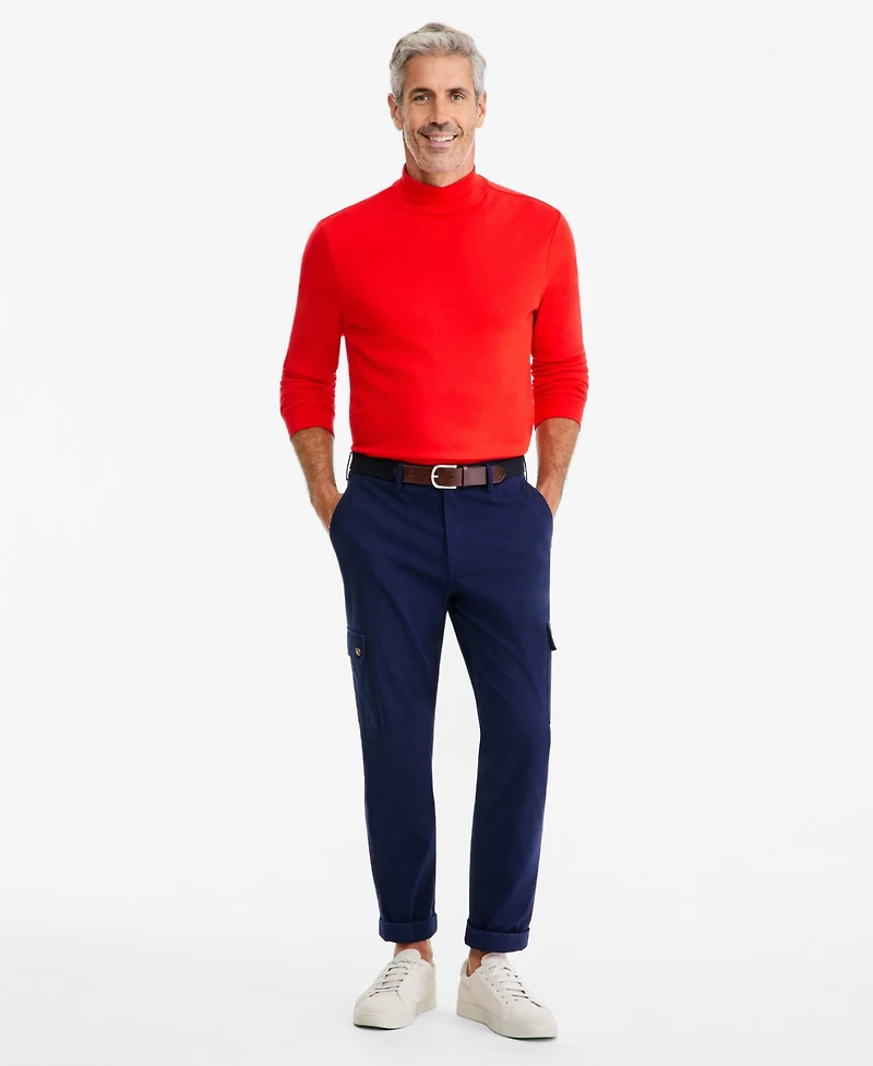 Club Room Men's Solid Mock Neck Shirt, Created for Macy's