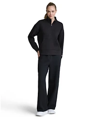 Champion Women's Fleece Mock Neck Quarter-Zip Sweatshirt