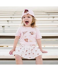 Sweet Wink Baby Girls Game Day Icon Short Sleeve T-Shirt