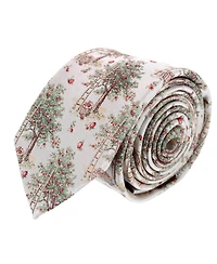 Trafalgar Men's Fall Apple Orchard Silk Novelty Necktie