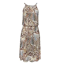 Lascana Women's High Neck Print Dress