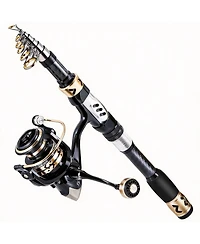 Aofar Fishing Rod Spinning Reel Combo Portable
