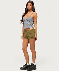 Edikted Women's Emilea V Neck Striped Tank Top