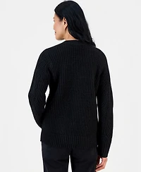 Style & Co Women's Pointelle Boyfriend Cardigan, Macy's Exclusive