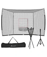 Aoligeijs Baseball Practice Net With Tee And Caddy