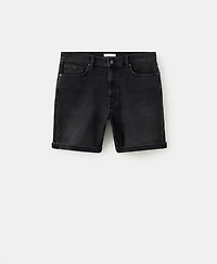 Mango Men's Slim-Fit Cuffed 9.45" Bermuda Shorts