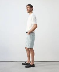 Mango Men's Straight-Fit Denim 8.86" Bermuda Shorts