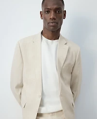 Mango Men's Amalfi Linen Slim-Fit Suit Blazer