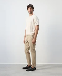 Mango Men's Prato Cropped Tapered Chino Pants