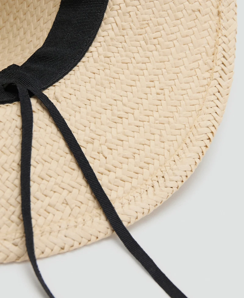 Mango Men's Natural Fiber Bow Hat