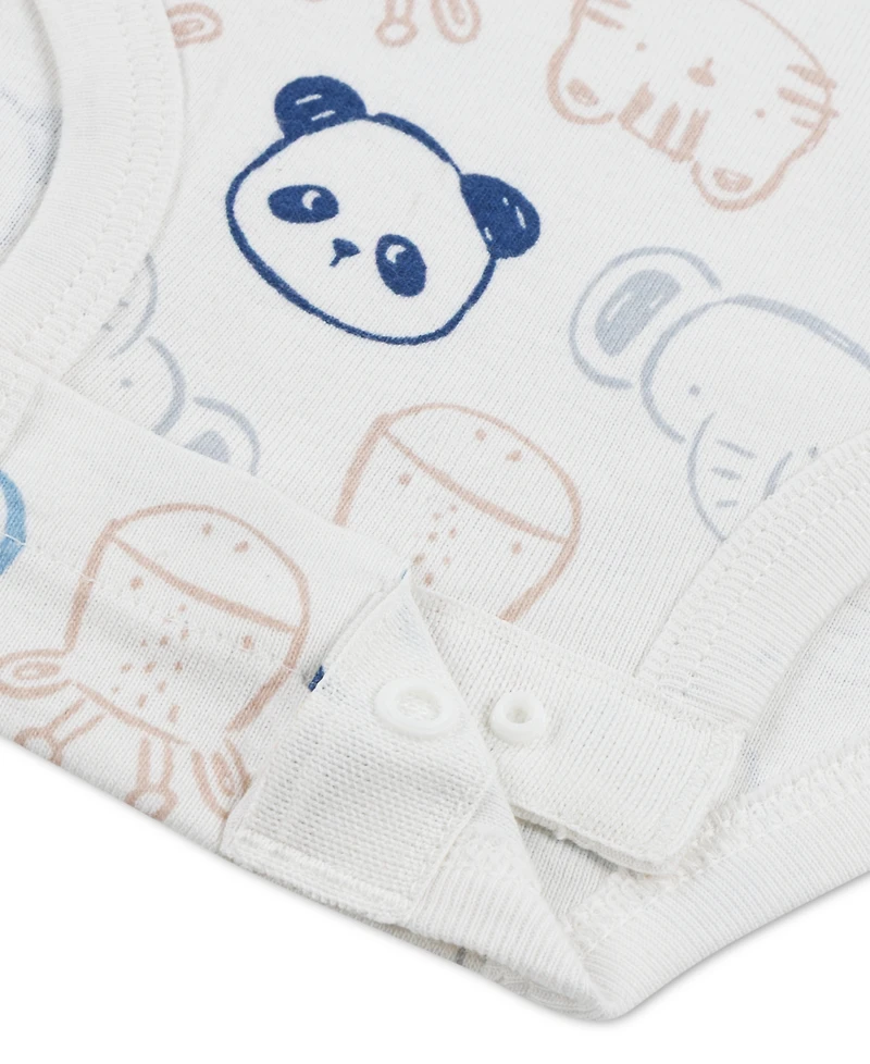 Huggies Baby Boys' Babywear Short-Sleeve Bodysuits, 3-Pack