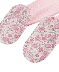 Huggies Baby Girls' Babywear Long-Sleeve Top, Footed Pants and Hat, 3-Piece Set