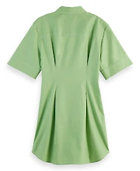 Scotch & Soda Women's Structured Stripe Mini Shirt Dress