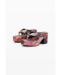 Desigual Women's Printed platform sandal