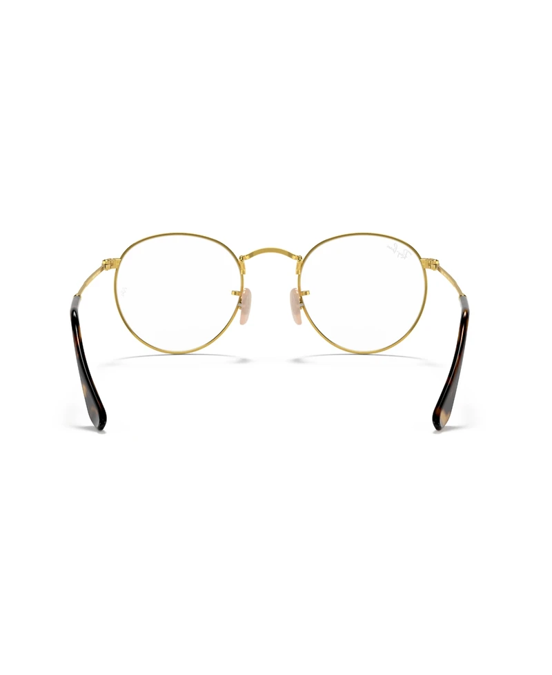 Ray-Ban Unisex Round Metal Optics Eyeglasses, RB3447V