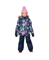 Deux par Toddler Girl (2T-5T) Two Piece Play Snowsuit Floral Print