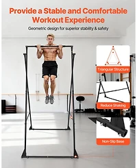 Mecale Yoga Swing Stand Frame, 440.9 lb Capacity, Triangular Aerial Rig with Eva Foam, 4-Level Horizontal and 6-Level Vertical Adjustment