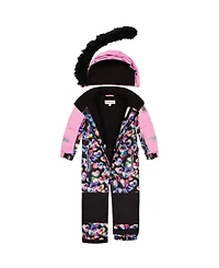 Deux par Toddler Girls ( 2T To 5T ) One Piece Play Snowsuit Heart Print
