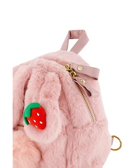 Deux par Deux Little and Big Girl Bunny Bag Pale Dusty Pink