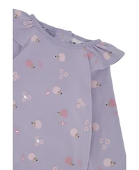 Deux par Baby Girl ( 3M to 24 M ) Cotton Tunic and Legging Set Hedgehog Print