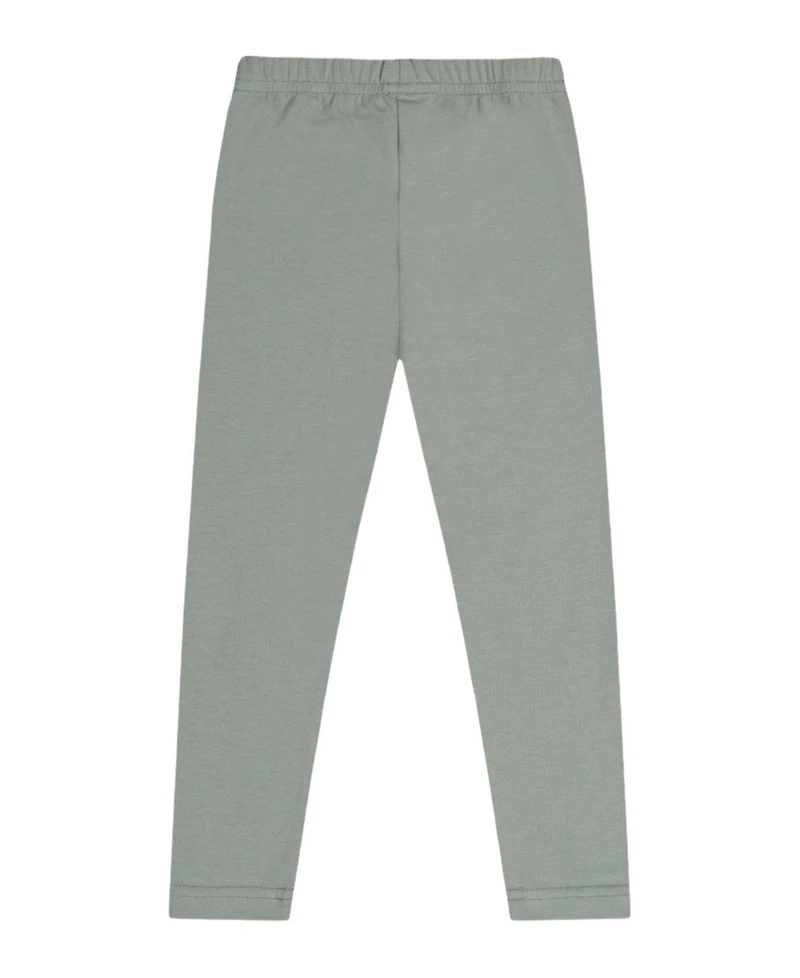 Deux par Little and Big Girl(6-8) Cotton Leggings Sage