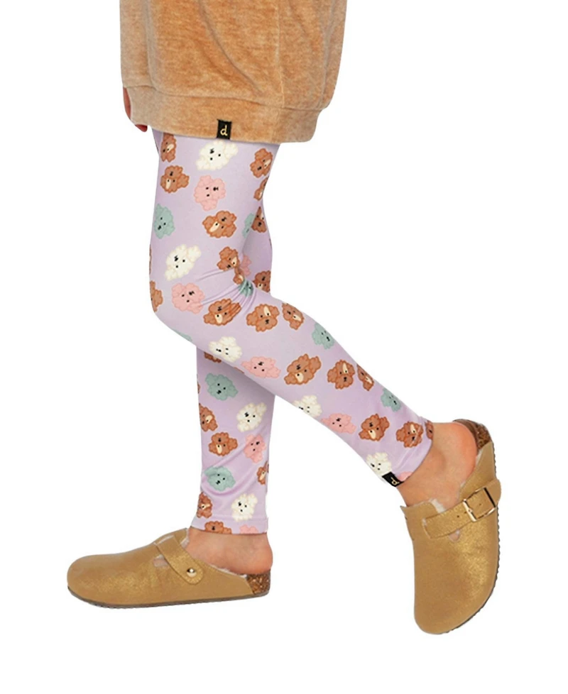 Deux par Toddler Girls (2T-5T) Cotton Leggings Poodle Print