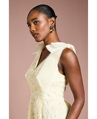 Coast Women's Shoulder Organza Lace Midi Dress
