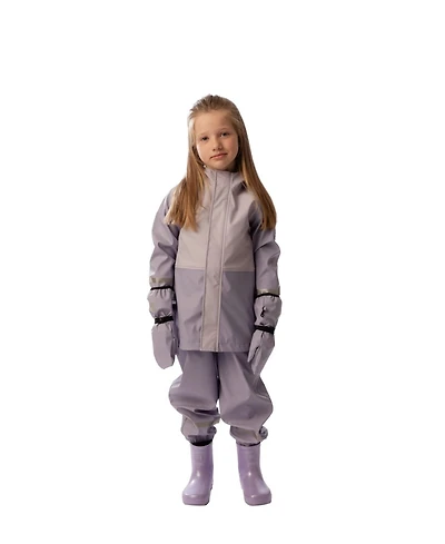 Deux par Toddler Girl 2T -5T Rain Jacket Mauve