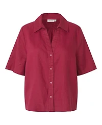 Masai Copenhagen Women's Mairyssa Smock Back Linen Shirt