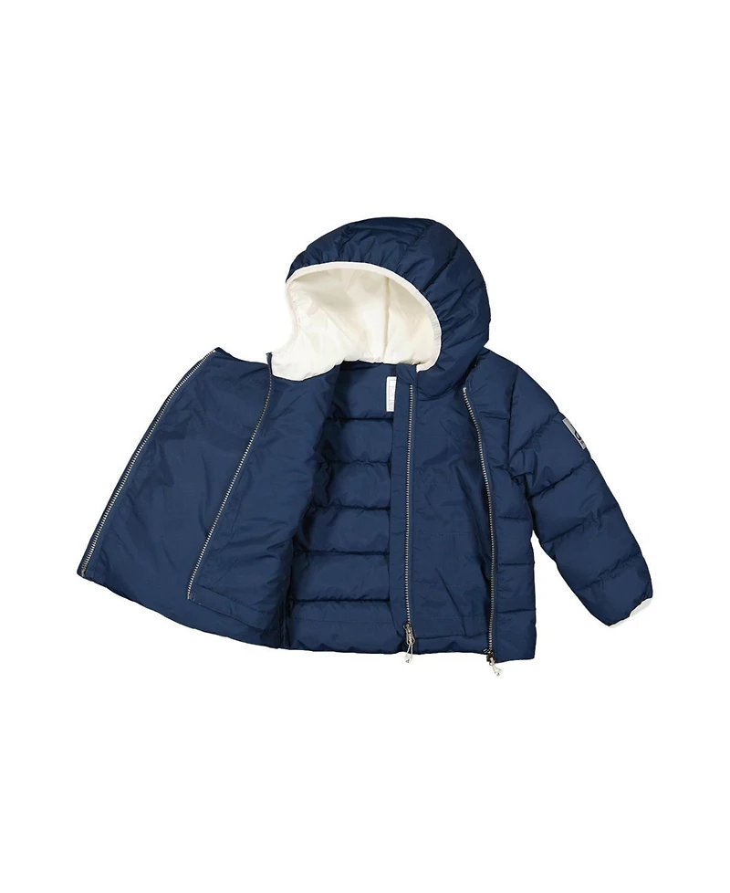 Deux par Toddler Unisex ( 2T To 5T ) Winter Jacket Adapted for Car Seats Dark