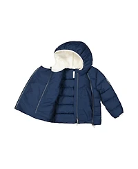 Deux par Toddler Unisex ( 2T To 5T ) Winter Jacket Adapted for Car Seats Dark