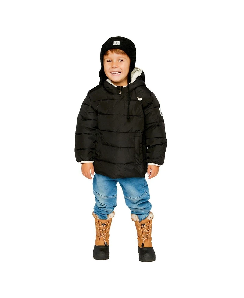 Deux par Toddler Unisex ( 2T To 5T ) Winter Jacket Adapted for Car Seats
