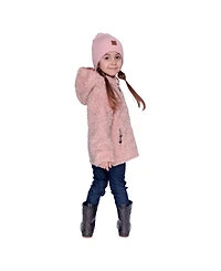 Deux par Toddler Girl(2T-5T) Reversible Mid-Season Jacket