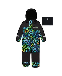 Deux par Toddler Boy (2-5) One Piece Play Snowsuit Checkered Print