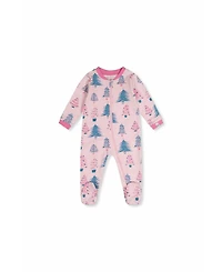 Deux par Baby Girl (3M-24M) Cotton Tree Print One Piece Pajama