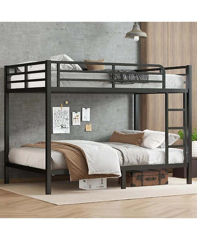 Streamdale Furniture Metal Full Xl over Full Xl Bunk Bed