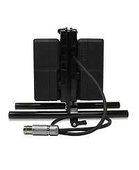 Core Swx Dual V-Mount Battery Plate with 15mm Lws Rod Clamp for Arri Cameras