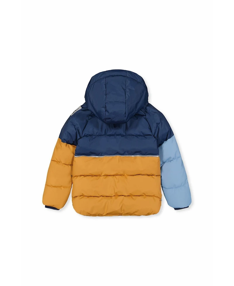 Deux par Deux Toddler Boys (2T-5T) Color-Block Winter Jacket