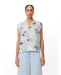 Masai Copenhagen Women's Maelphira Floral Cap Sleeve Top