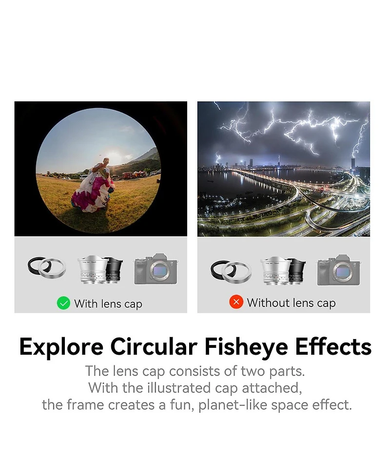 TTArtisan Aps-c 7.5mm F2.0 Ultra-Wide Fisheye Lens for Sony E Mount