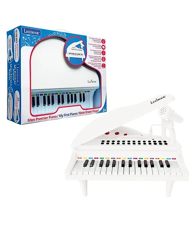 Lexibook, My First Piano, Piano for Children, Lighting Keys, Learning mode, 29 x 31 cm, Tempo and Volume adjustment, 3+, K731