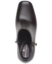Bandolino Women's Urbiny Stacked Heel Square Toe Booties
