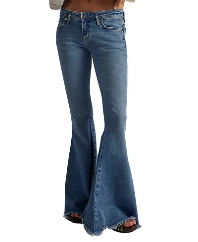 Free People Women's Low-Rise Flare Jeans