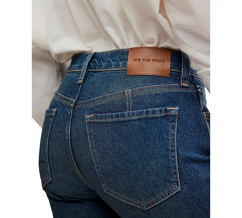 Free People Women's High-Rise Tapered Jeans
