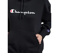 Champion Women's Two-Tone Classic Script Powerblend Hoodie