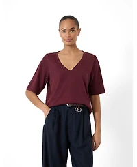 Hush Women's Reece V-Neck Drapey T-shirt