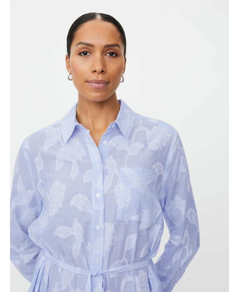 Masai Copenhagen Women's MaNivalina Floral Midi Shirt Dress
