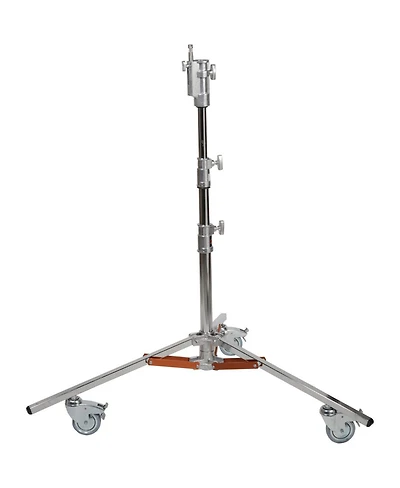 Matthews Low Boy Junior Double Riser Stand with Wheels, Supports 55 lbs, Maximum Height 75"