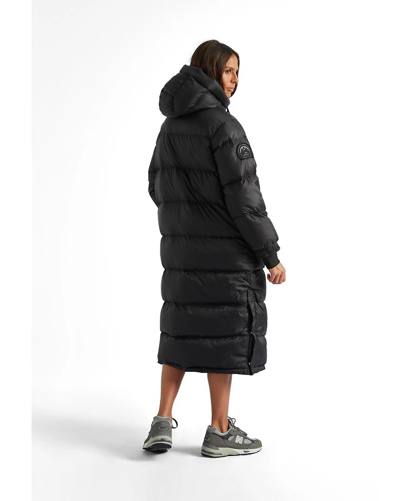 JACK1T Women's Longline Midi Puffer Coat
