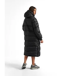 JACK1T Women's Longline Midi Puffer Coat